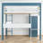 Full Loft Bed With Built-In Desk And Storage-1620317443