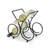Corrales Tabletop Wine Bottle Rack in Black