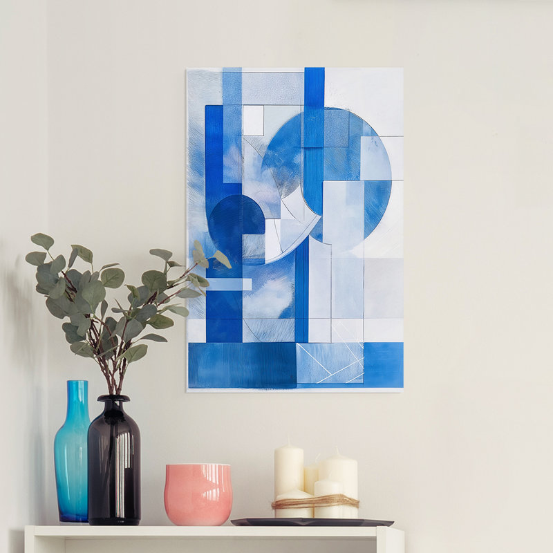 ABSTRACT Series XCIV - Impression sur toile seulement - NON-CADRE, H 48 po x l 32 po