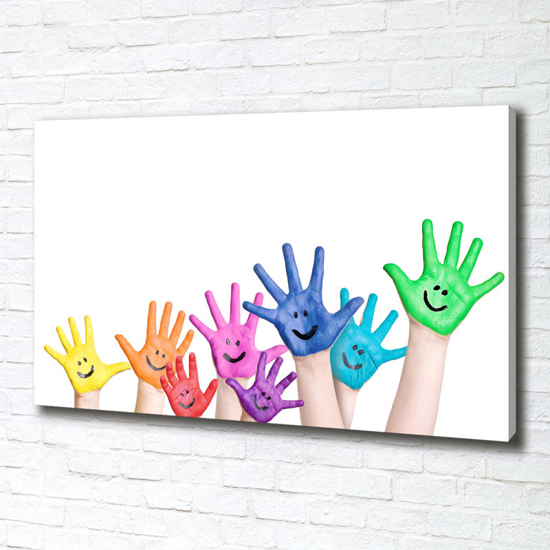 Painted Hands - Wrapped Canvas Print