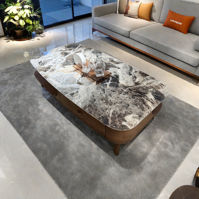 Table basse Luxury, Brun