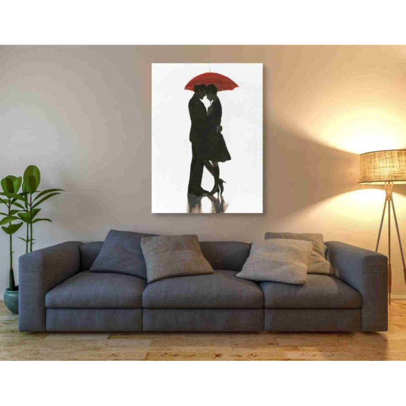 The Embrace I - Wrapped Canvas Print, 54" H x 40" W x 1.5" D