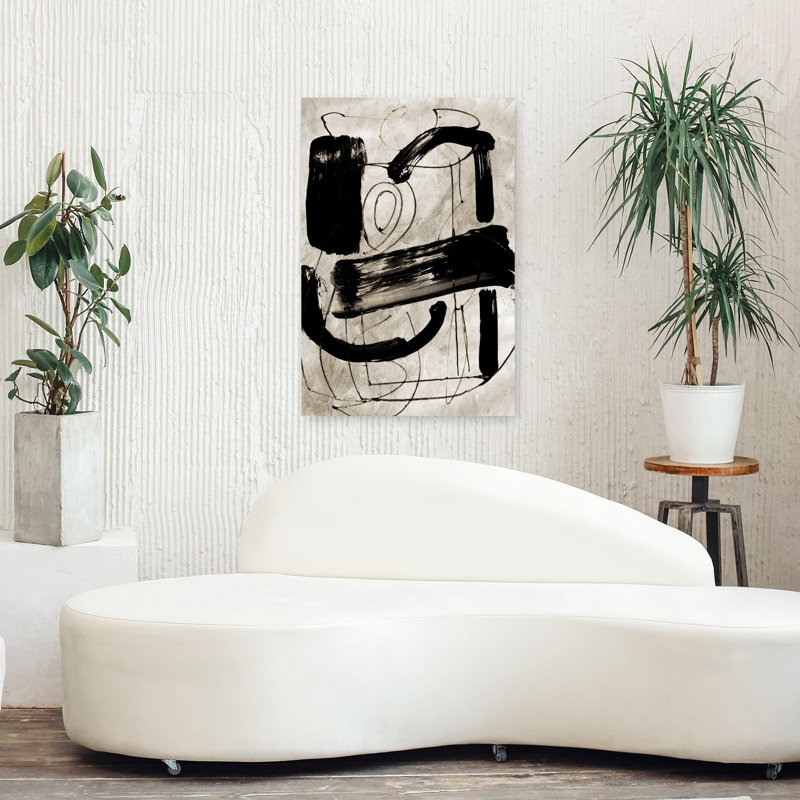 Art contemporain contemporain abstrait, H 36 po x l 24 po