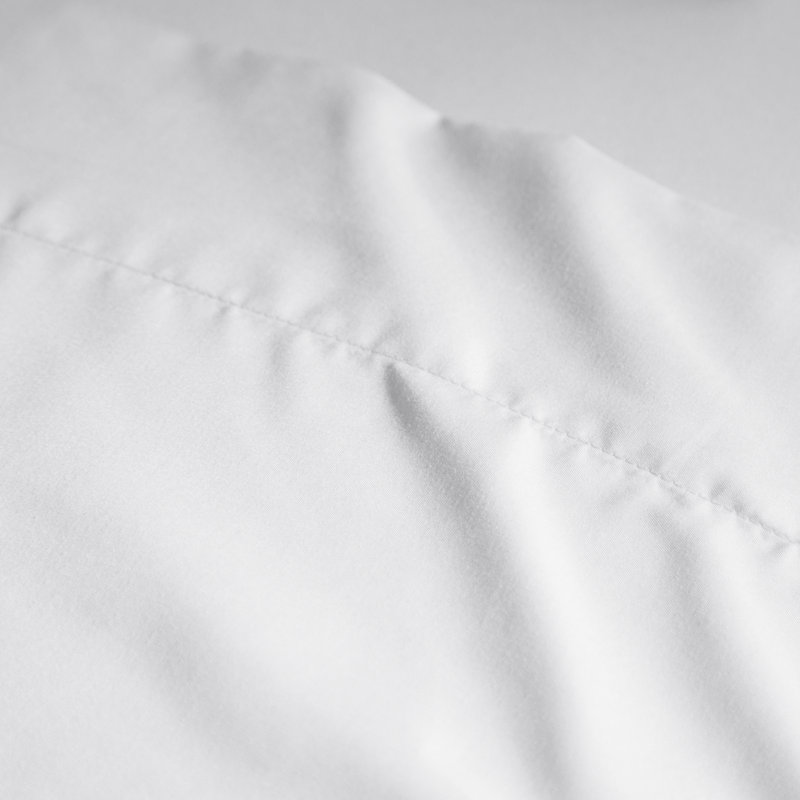Wayfair Basics® 1800 Series Soft Microfiber Sheet Set, White, King Sheet Set with 4 Pillowcases