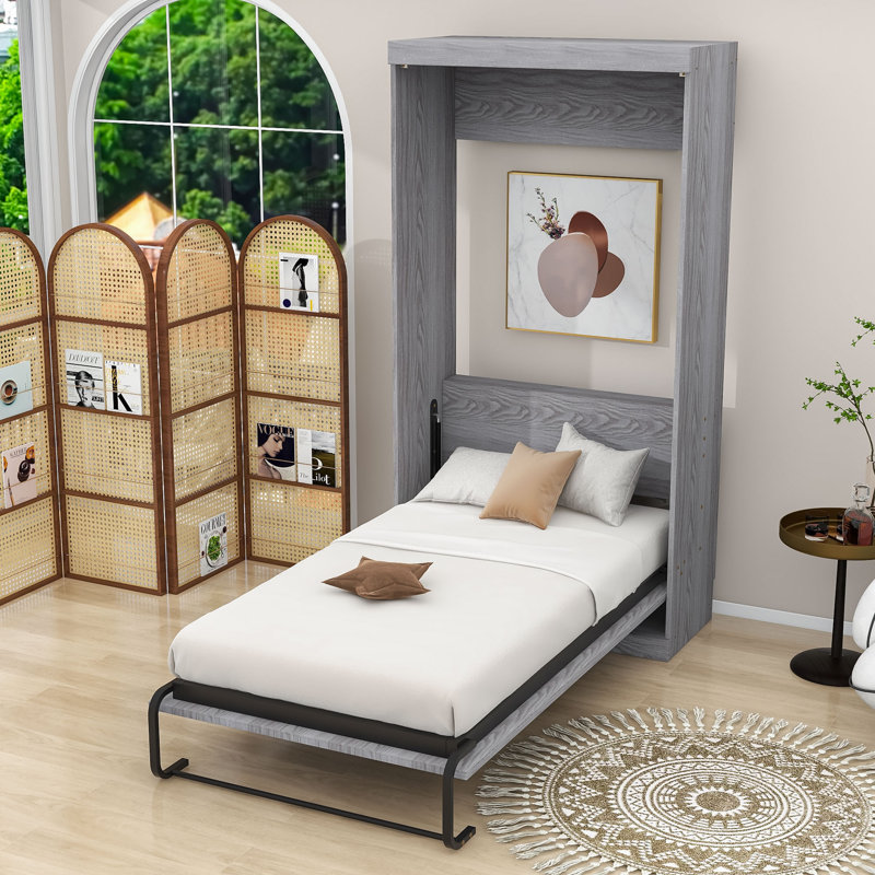 Lit en bois Harilda Murphy, Simple