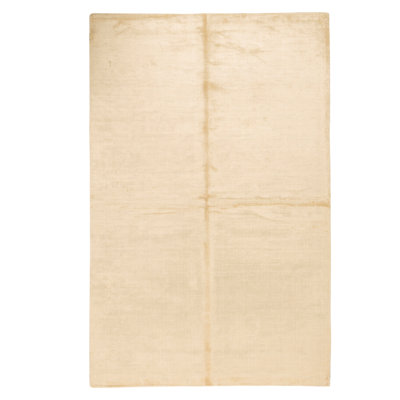 Tapis brun noué à la main de haute qualité