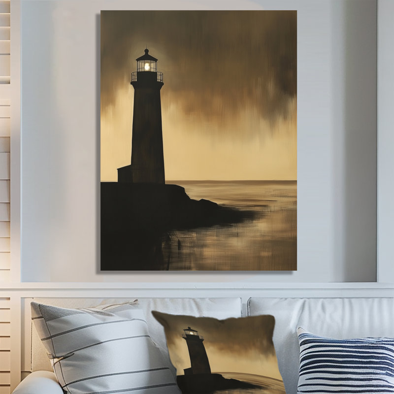 Ambroisine II - Décoration murale paysage marin, impression sur métal, H 32 po x l 16 po