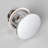 Matte White Cover Brass Pop-Up Drainer For Stone Resin Freestanding Bathtub