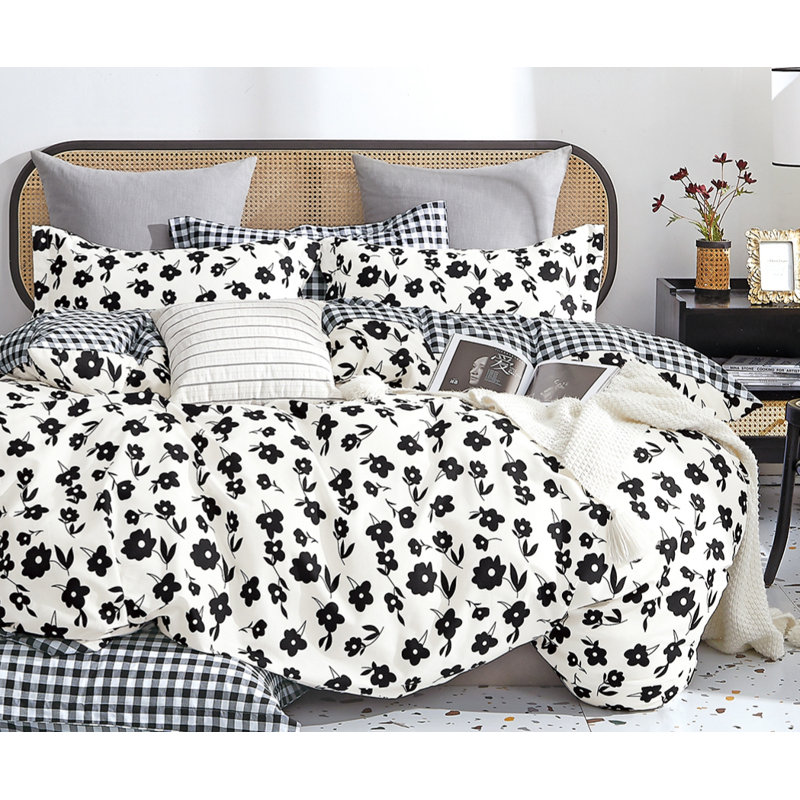 Cotton Twill Floral Duvet Cover