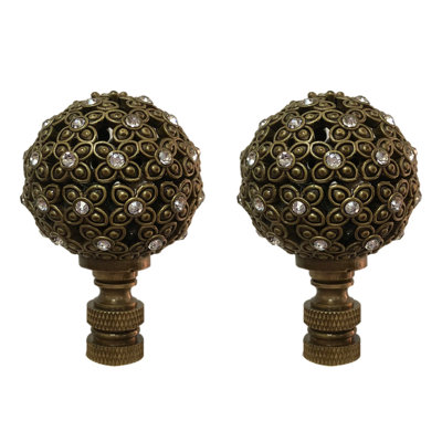 Faîteau de lampe à motif floral