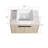 30''Modern Design Float Bathroom Vanity With Ceramic Basin
