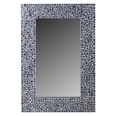 Lisava Wood Flat Wall Mirror