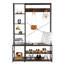 Portemanteau avec rangement pour chaussures Herickson