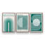 Green Bauhaus Trio, ensemble de 3 impressions-264521539-264521543-264521551