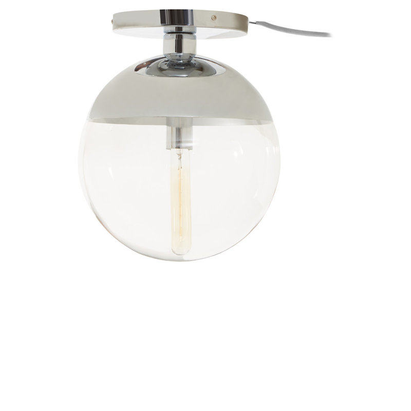 Royce Flush Mount, Silver