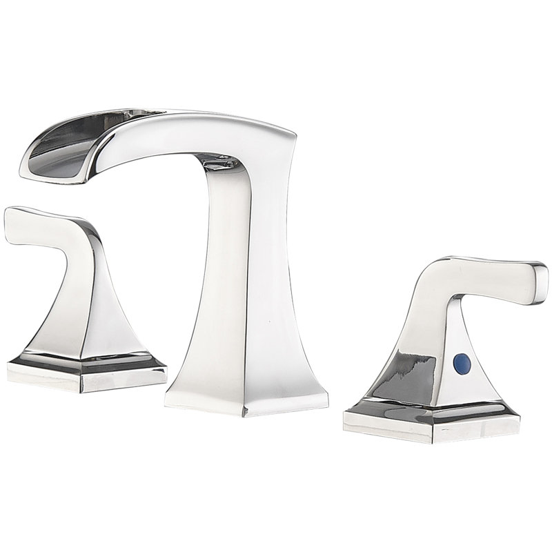 16442 Widespread Bathroom Faucet Widespread 2-handle Bathroom Faucet with Drain Assembly, Chrome