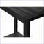 Table basse d'apparence en bois noire à 2 niveaux pour salon / chambre à coucher-993883430