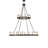 Clanton 28 - Light Glass Dimmable Wagon Wheel Chandelier