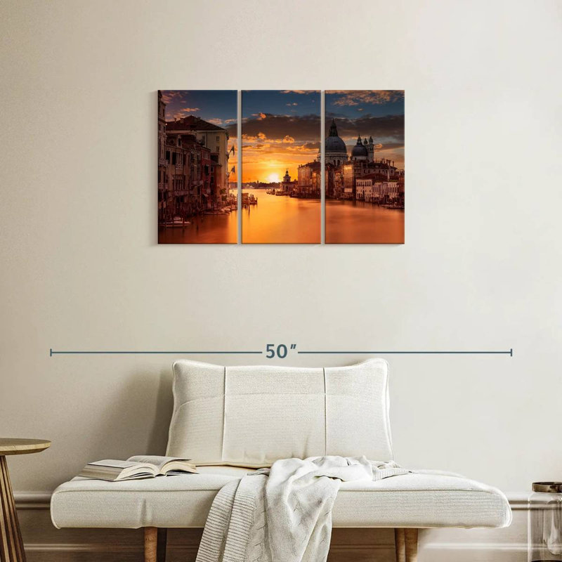 Rorry Venice Waters, 20" H x 33" W