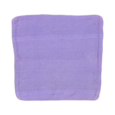 Nayya Purple Square Cushion