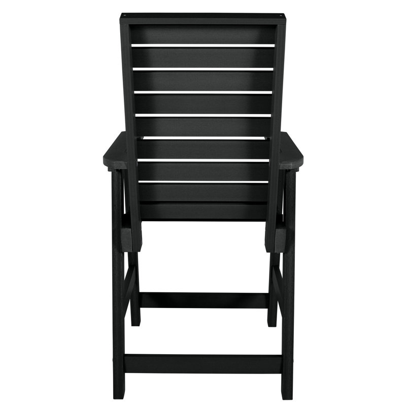 Ensemble de salle à manger rectangulaire pour 6 personnes Midwest, 36" H x 42'' W x 84" L, Noir
