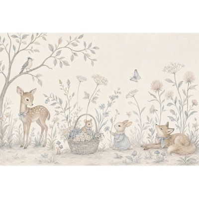 Papier peint animaux des bois Woodland