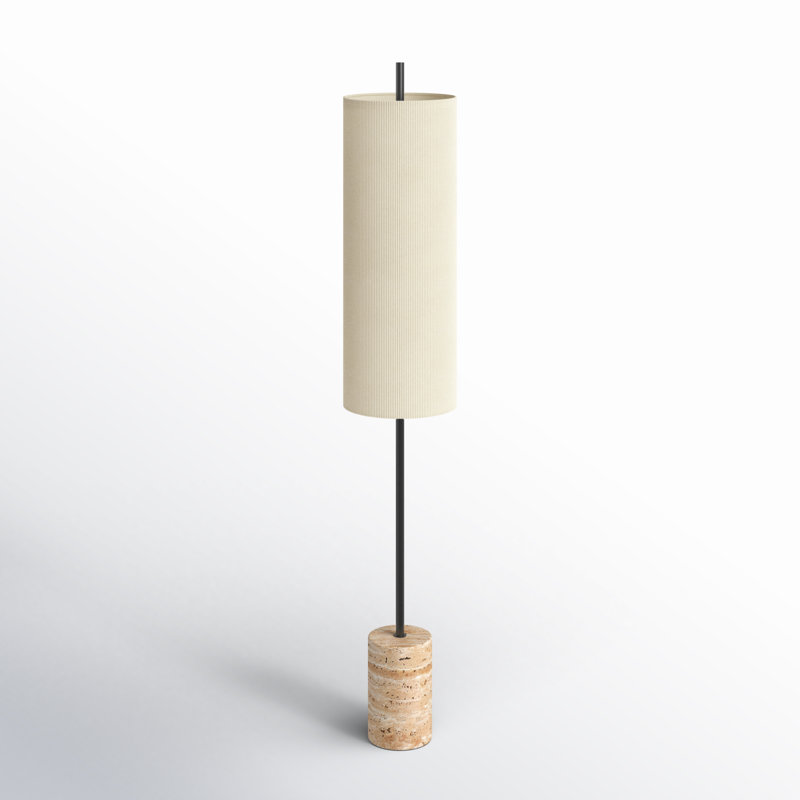 Delmare 60.5'' Matte Column Floor Lamp