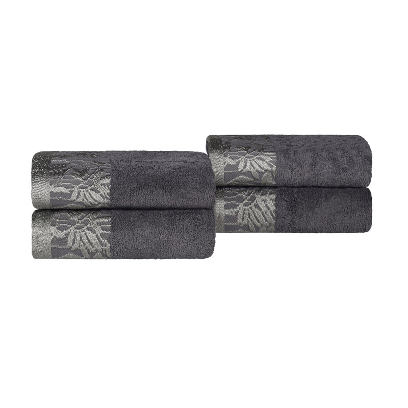 Blue Nile Mills Midweight Hand Towel, Gray