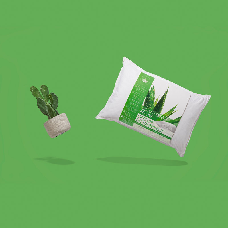 Down Perfect Pillow, Standard, Medium