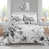 Motif floraux gris est en rupture de stock