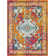 Tapis orange / rose Velazquez Kail