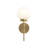 Rigsby Brushed Gold 1-Light Wall Sconce-127683765