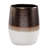 Gilded Stoneware Ceramic / Porcelain Bathroom Storage Container