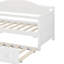Lit de jour simple en bois avec lit gigogne