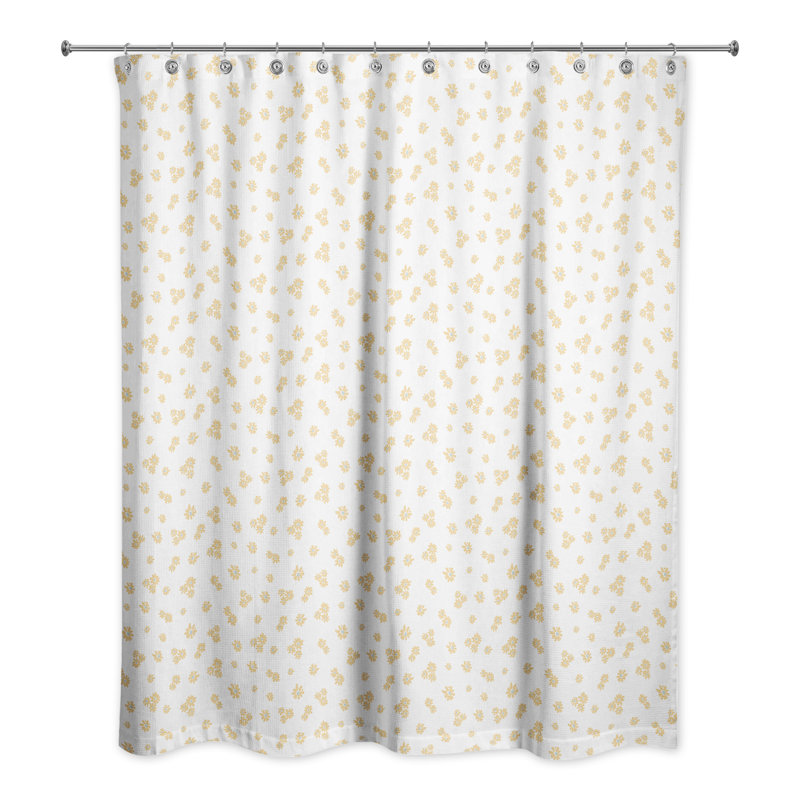 Erdrich Shower Curtain, Yellow