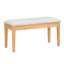 Ensemble de table de salle à manger Farmhouse 6 pièces avec table de rangement, ensemble de table de cuisine avec tiroir, banc de rangement et chaises de salle à manger rembourrées (ensemble de salle à manger)