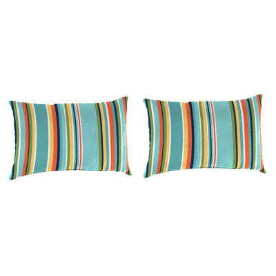 18" x 12" Outdoor Lumbar Throw Pillow