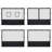 Yescom Black Side Wall for Canopy