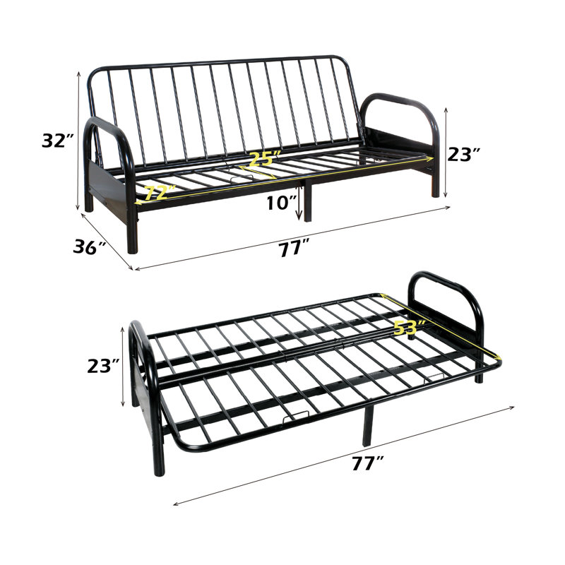 Alfonso Black Finish Adjustable Sofa Frame