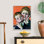 Garçon, musicien, art mural sur toile