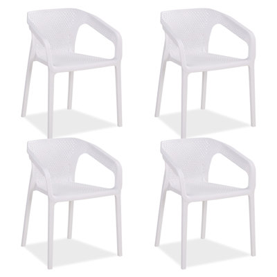 Jan Stackable Outdoor Patio Dining Armchair
