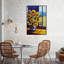 Fenêtre, tournesols II - Impression sur toile-80844265-80844271