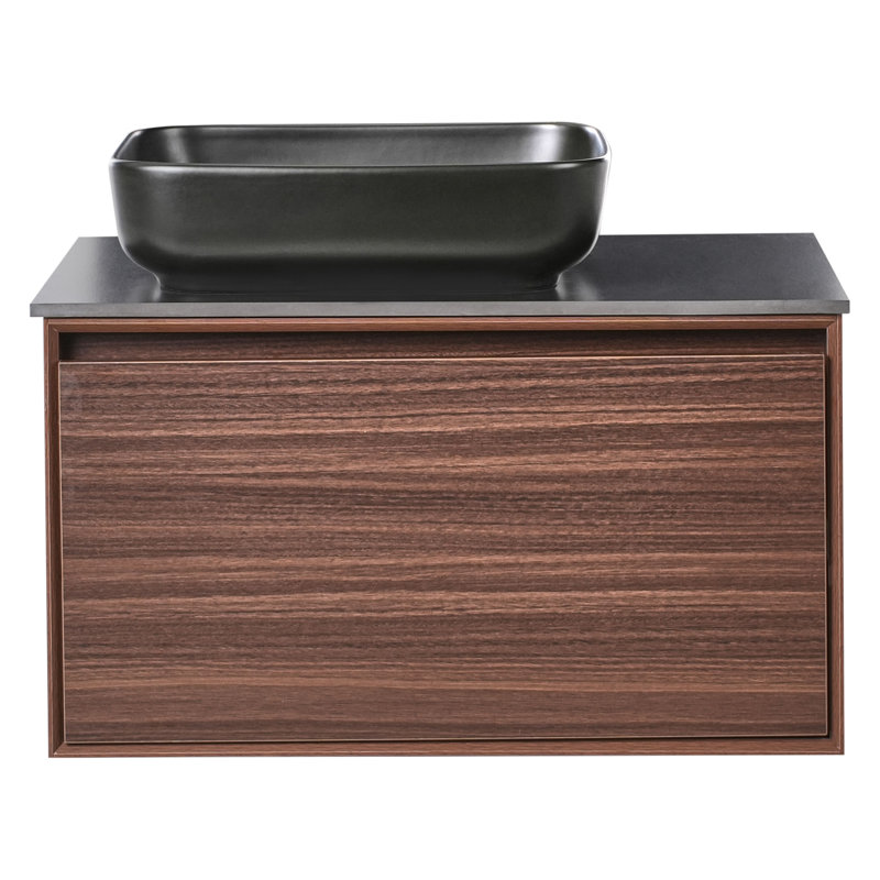 800mm Single Bathroom Vanity with Vessel Ceramic Basin