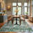 Modern Abstract Machine Washable Area Rug for Living Room, Modern Living Room Carpet with Non-Slip Backing, Soft Stain Resistant Bedroom Carpet-1645062870-1645062862