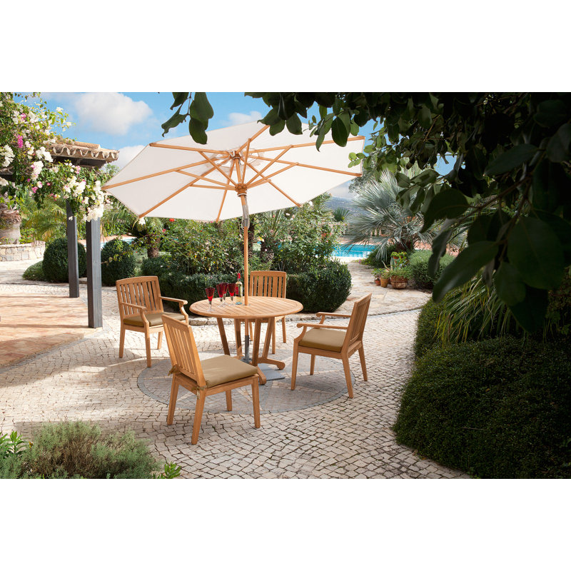 Chesapeake Outdoor Teak Dining Armchair