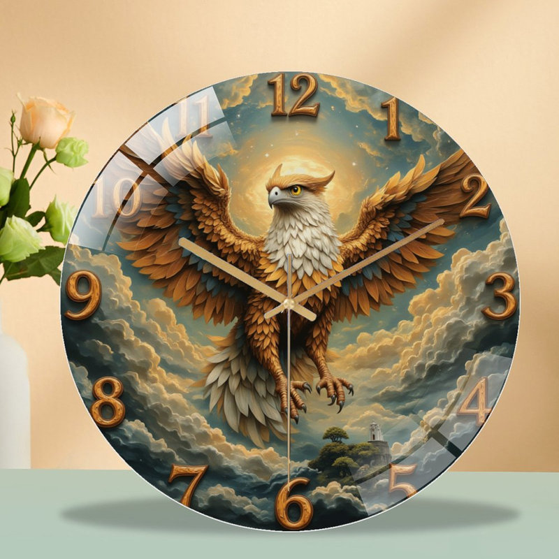 Horloge murale aigle