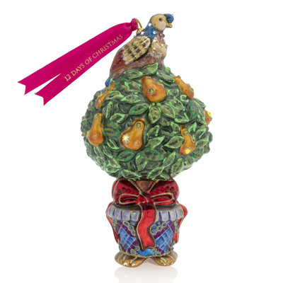 7'' Handmade Glass Animals Holiday Shaped Ornament