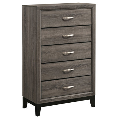 Commode 5 tiroirs Grey Oak