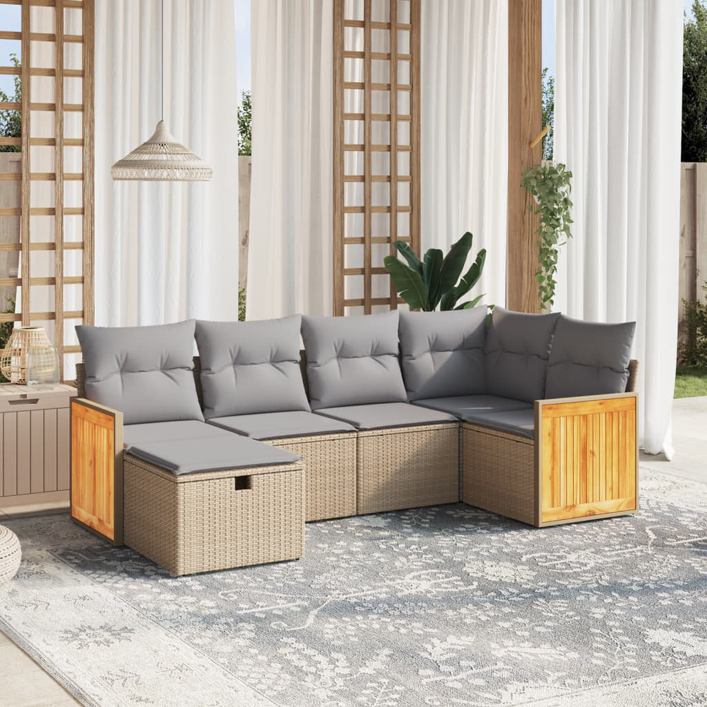 Gartensofa mit Kissen