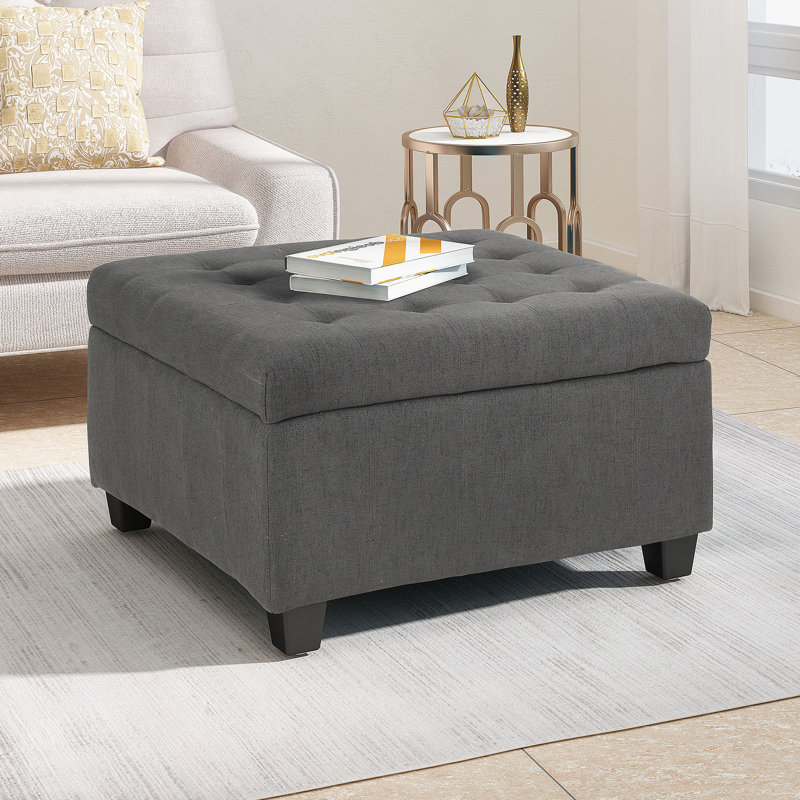 OTTOMAN D'ISABELLE, Gris foncé